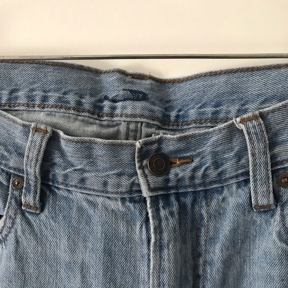 Old Navy Boyfriend Blue Jeans Naturally Distressed - Picture 15 of 16